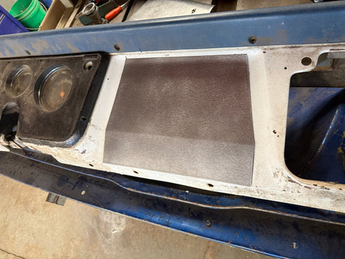 1967-1972 chevy truck center full blank dash panel