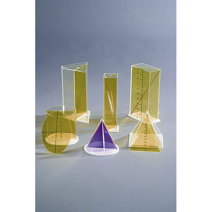 SG Education 6 piece set of Geometrical bodies with sections SG Education