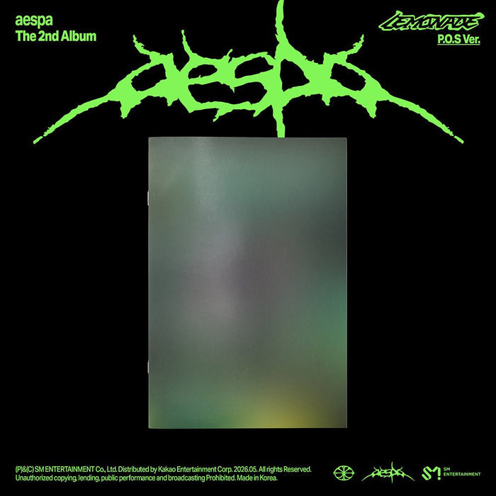 aespa 2nd full album lemonade P.O.S. POS Version Pre-order