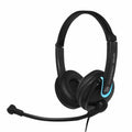 SG Education Andrea EDU-255 USB Headset W/Mic - Black/Blue SG Education