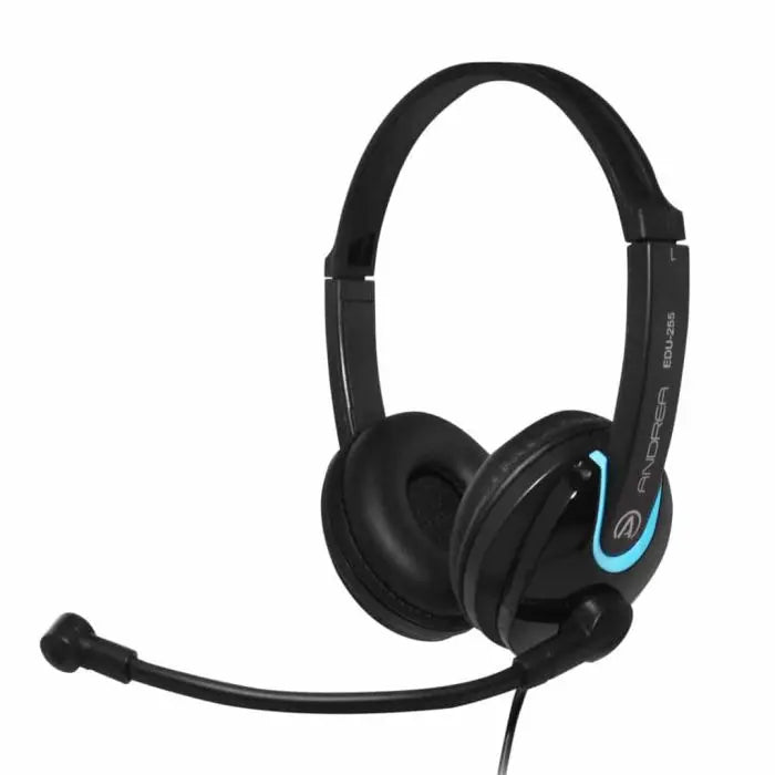 SG Education Andrea EDU-255 USB Headset W/Mic - Black/Blue SG Education