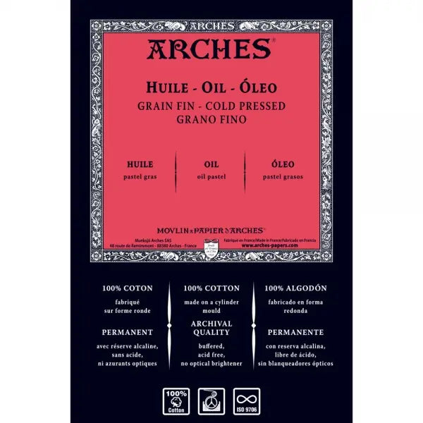 SG Education Arches Oil, Cold Pressed 56x76cm (22 x30 ) 300gsm 100% Cotton sheet SG Education