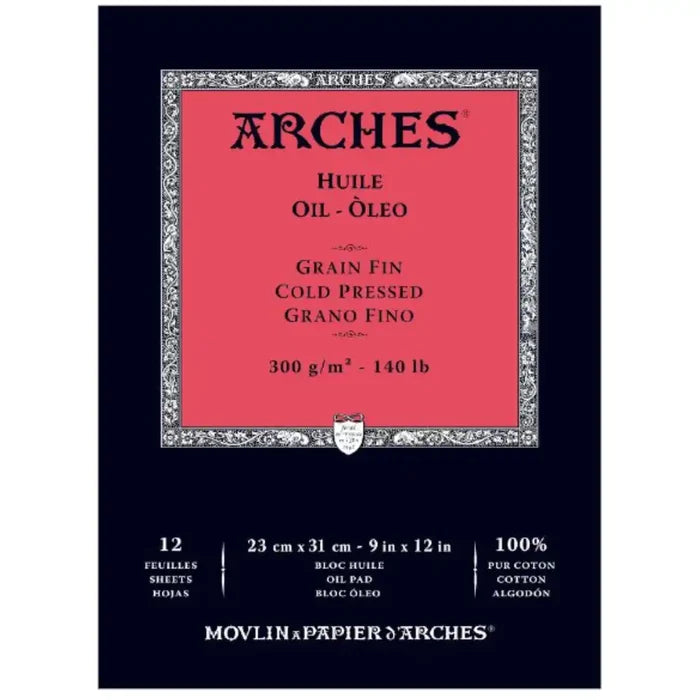 Arches Arches Oil Pad 300gsm 9x12inch (31 x 23cm) SG Education