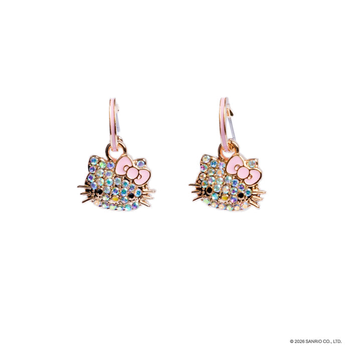 Arete pequeño kitty dorado