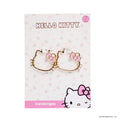 Arete tipo candonga kitty dorado