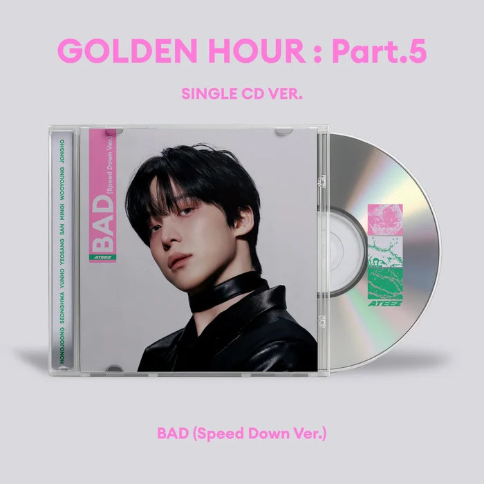 Ateez Single CD BAD  Speed Down Version