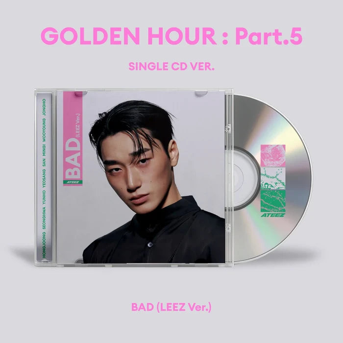 Ateez Single CD BAD  Leez Version