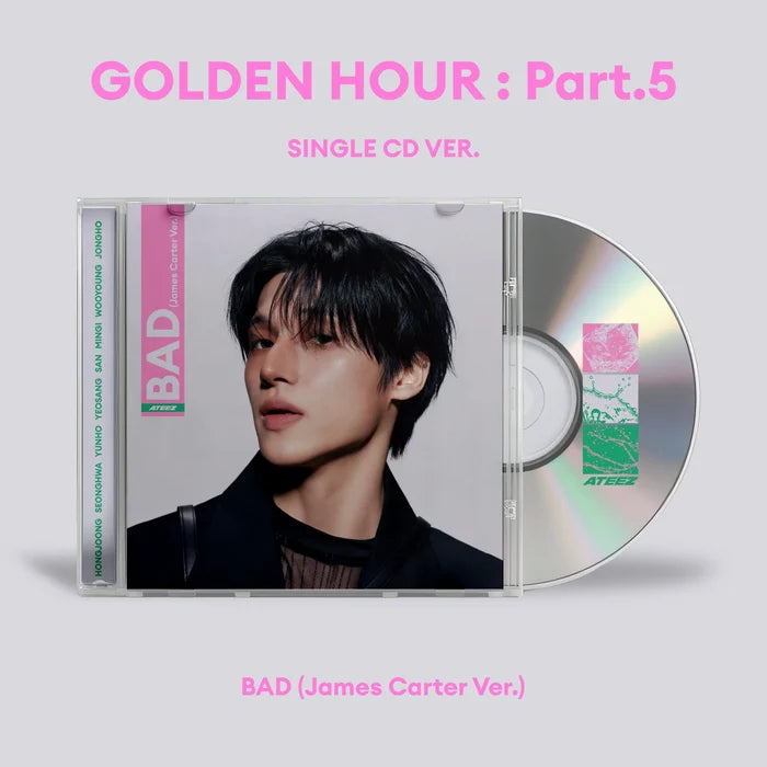 Ateez Single CD BAD James Carter Version