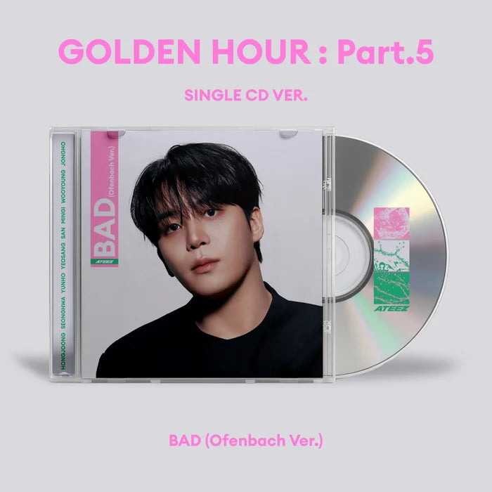 Ateez Single CD BAD  Ofenbach Version