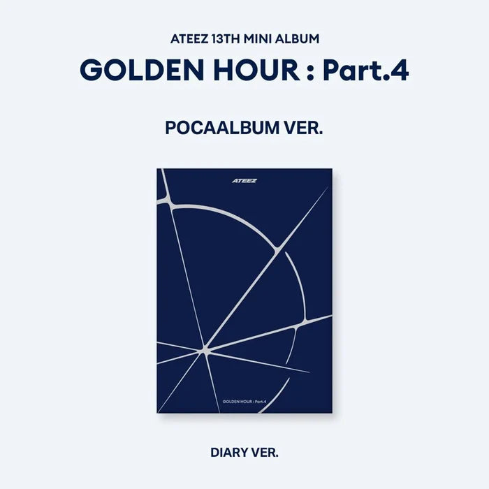 ateez golden hour part 4 pocaalbum Version Diary