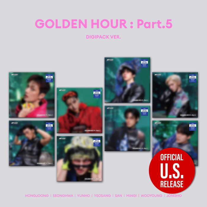 Ateez Golden Hour Part 5 Digipack Version Pop-Up Exclusive Pre-Order
