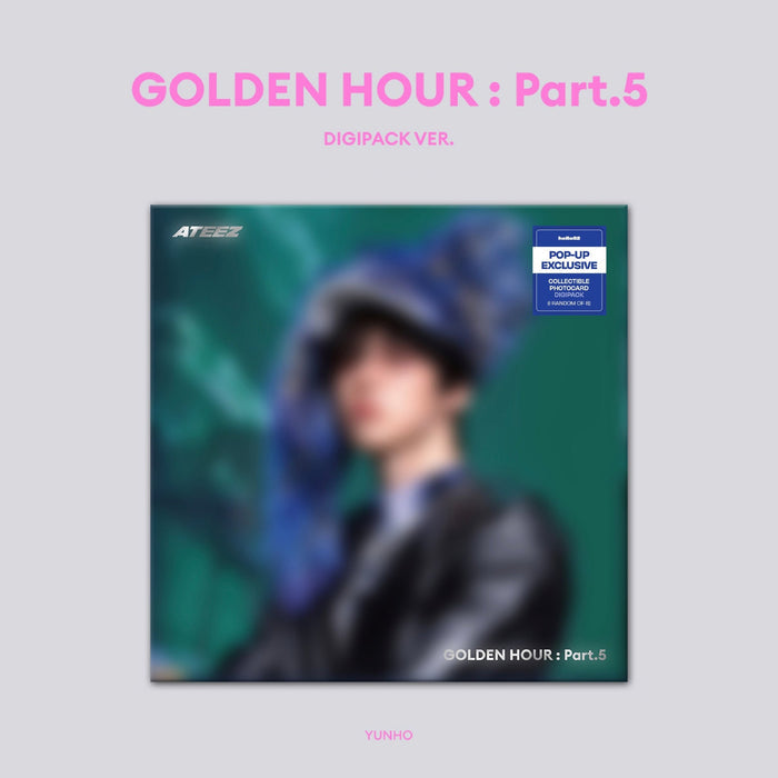 Ateez Golden Hour Part 5 Digipack Version Pop-Up Exclusive Pre-Order Yunho Cover