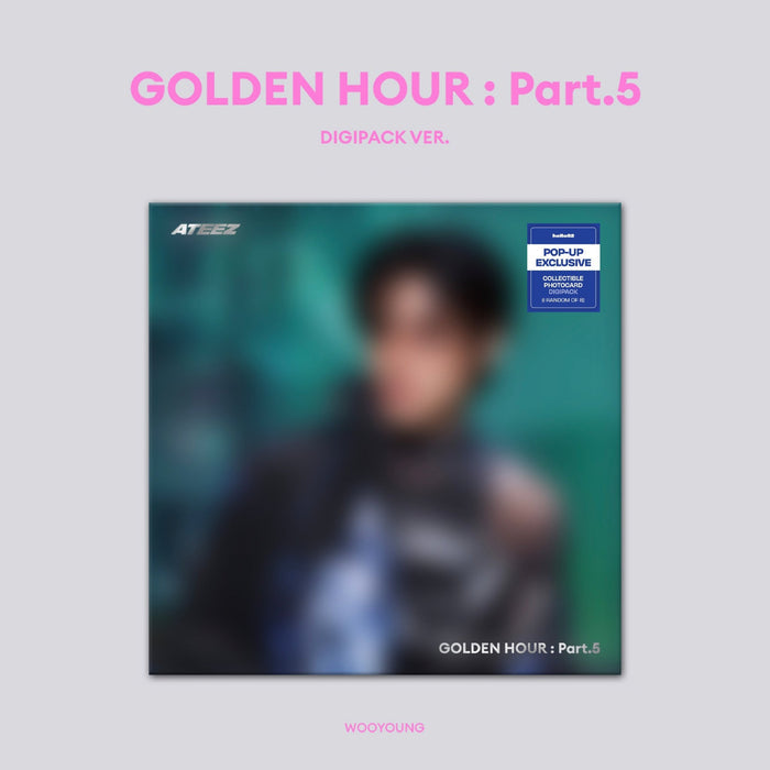 Ateez Golden Hour Part 5 Digipack Version Pop-Up Exclusive Pre-Order Wooyoung Cover