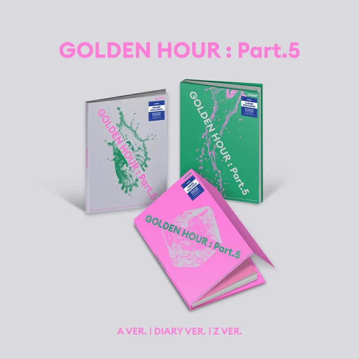 Ateez Golden Hour Part 5 Album Photobook Version Hello82 Exclusive Set