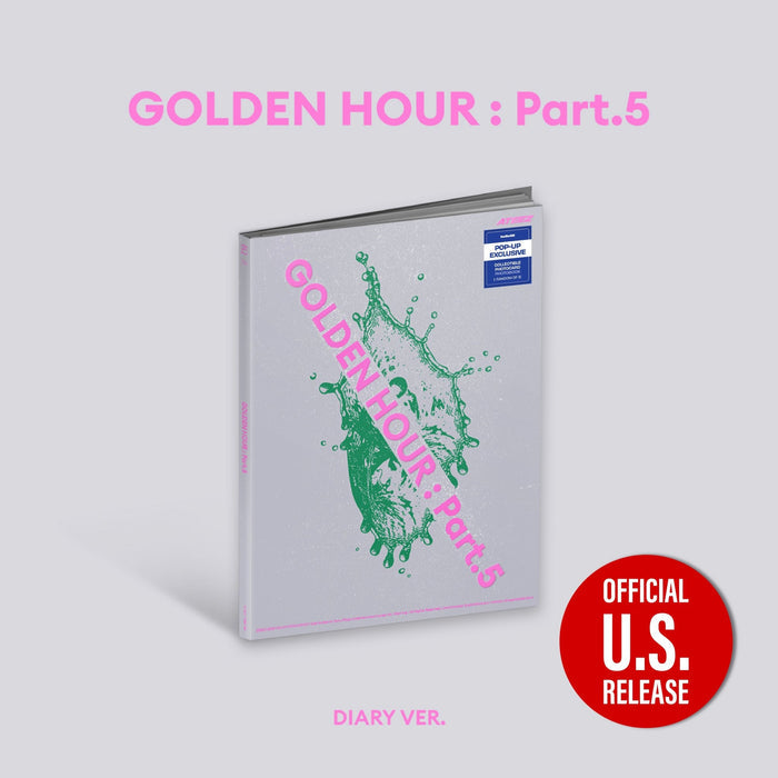 Ateez Golden Hour Part 5 Photobook Version Pop-Up Exclusive  Pre-Order Diary Ver