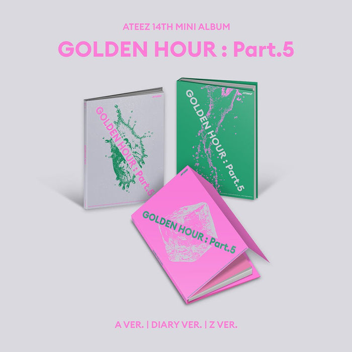 ATEEZ Golden Hour Part 5 Album Photobook Version POB Pre-Order