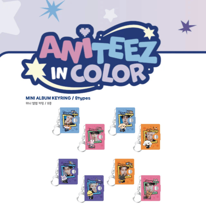 ATEEZ ANITEEZ IN COLOR Mini Album Keyring