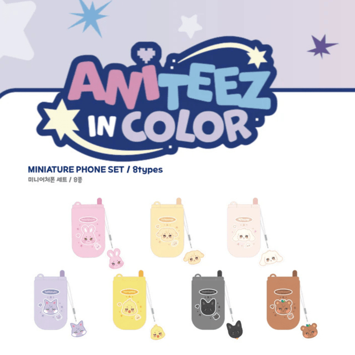 ATEEZ ANITEEZ IN COLOR Miniature Phone Set