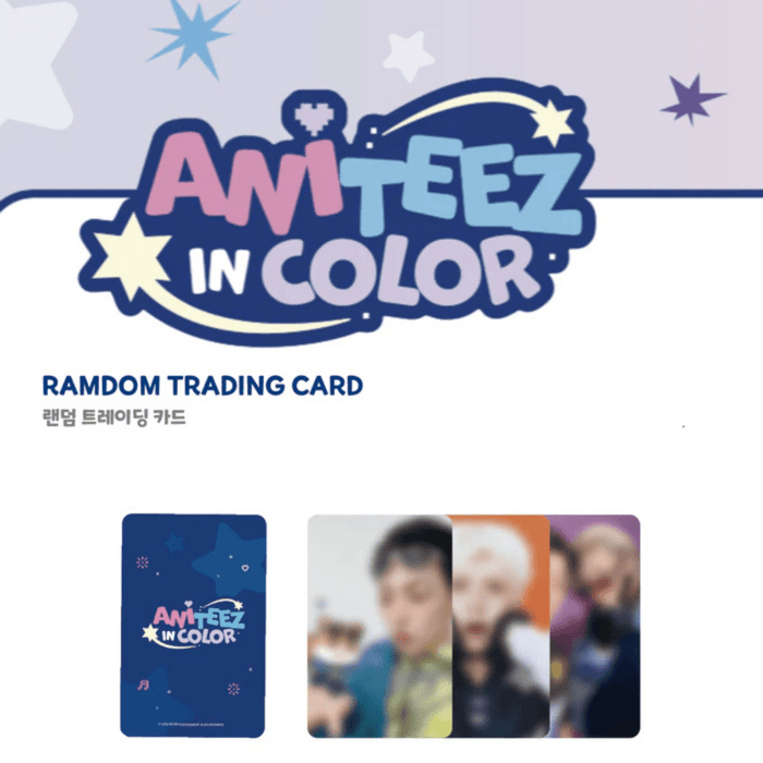 Ateez Aniteez In color Random Trading Card Pre-Order