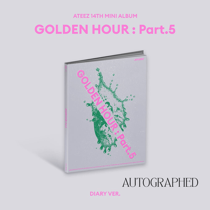 Ateez Golden Hour Part 5 Photobook Ver Signed Diary Version