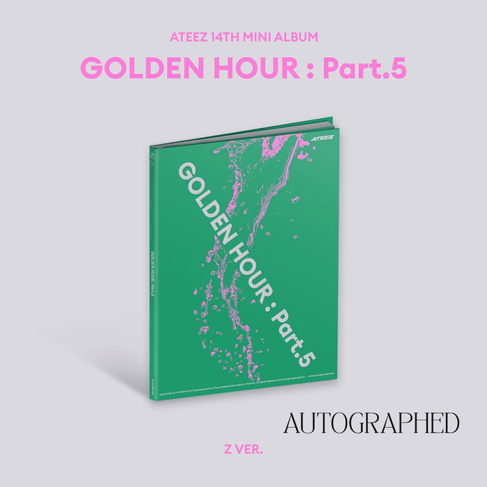 Ateez Golden Hour Part 5 Photobook Ver Signed Z Version