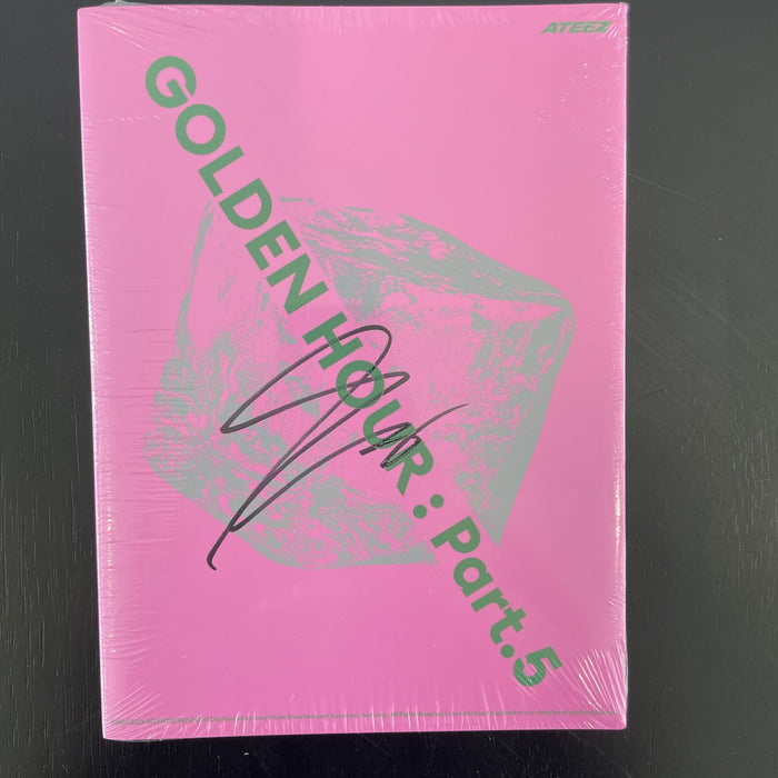 Ateez Golden Hour Part 5 Photobook Ver Signed Seonghwa
