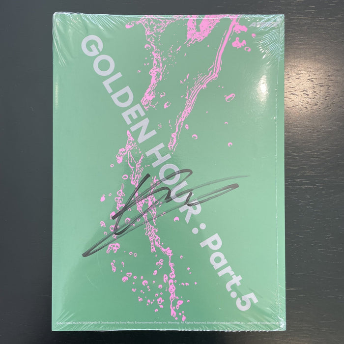 Ateez Golden Hour Part 5 Photobook Ver Signed A Version Seonghwa