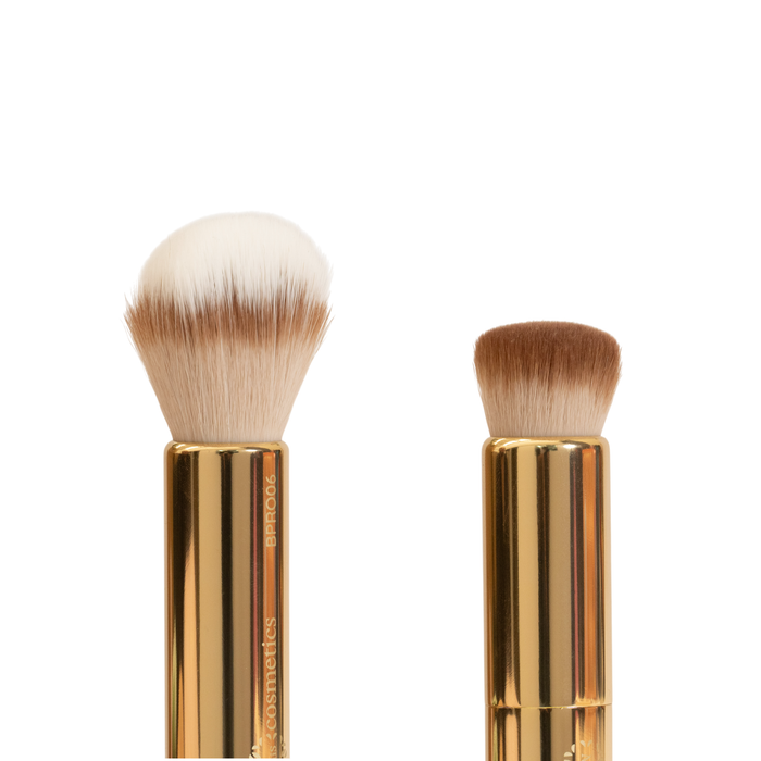 Brocha doble para rostro