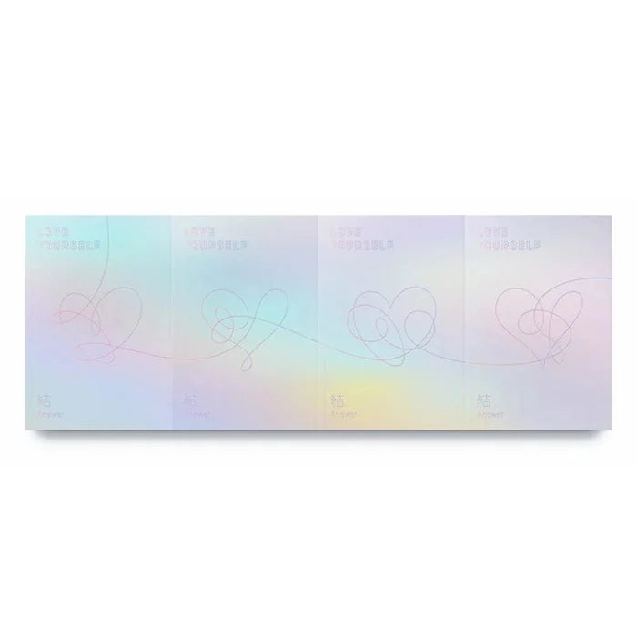BTS Love Yourself Answer official special album all four versions F O S E with 2 CDs, photocard and photobook – available at Kpop Exchange USA