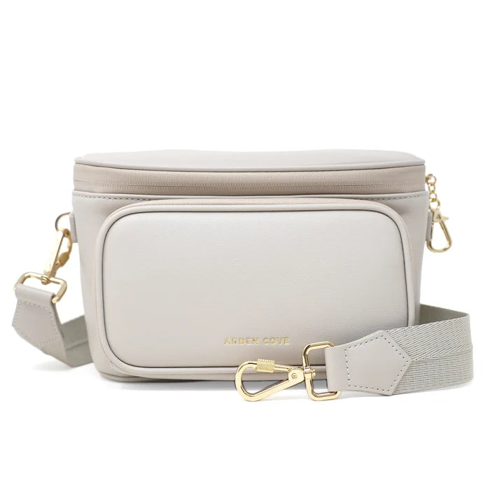 Taupe-Gold / Slash-Resistant Jacquard Short Strap (23"-29")