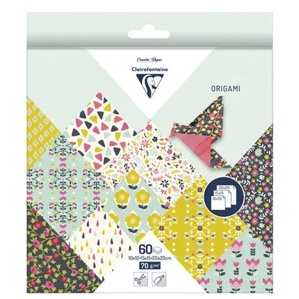 Clairefontaine Clairefontaine Origami Paper Flower Designs 3 Sizes SG Education