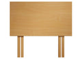 Classic Square Headboard in Beech