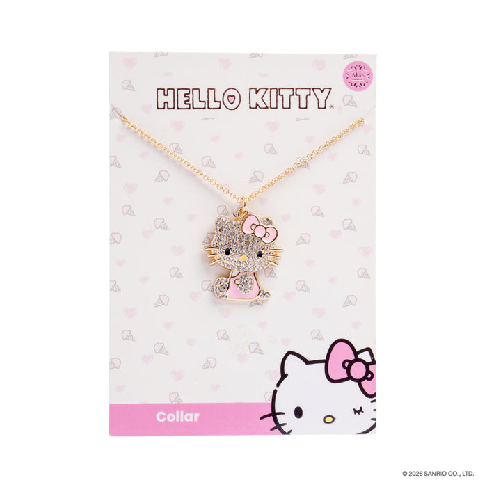 Collar kitty dorado