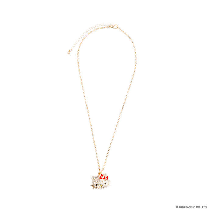 Collar rostro kitty dorado