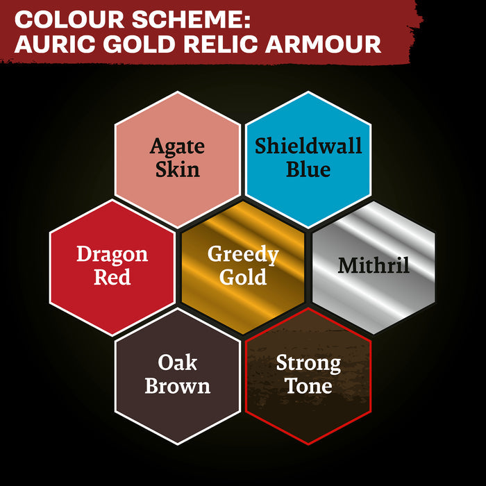 Combat Se7ens: Auric Gold Relic Armour