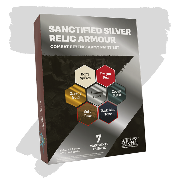 Combat Se7ens: Sanctified Silver Relic Armour