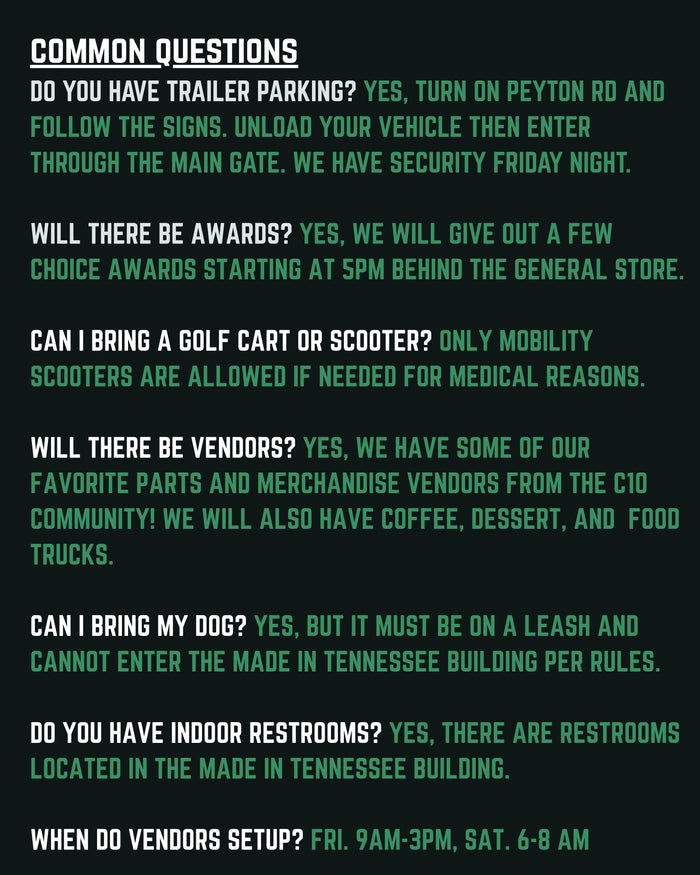 Community Built Trucks 2026 | Registration