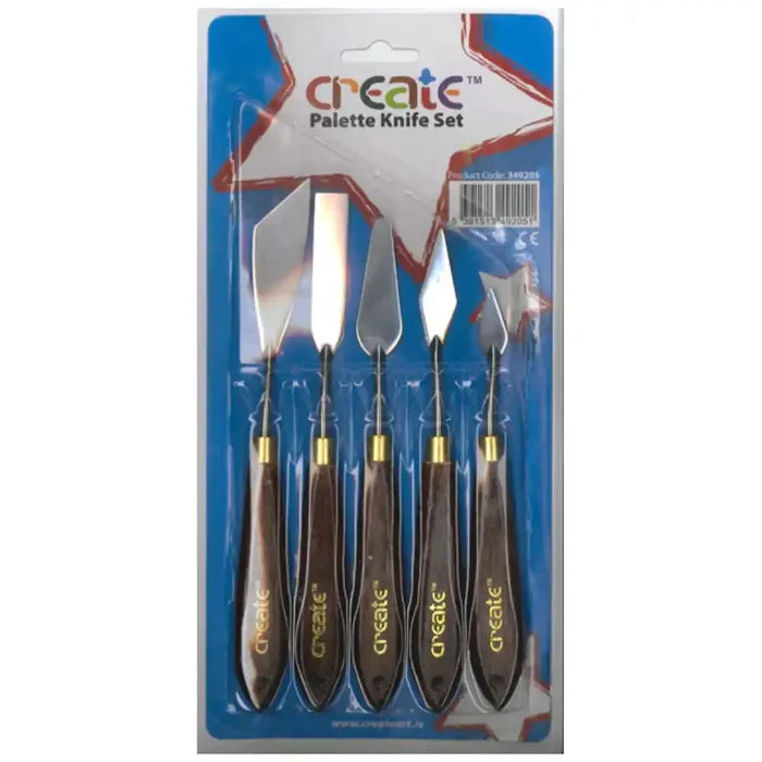 SG Education Create Metal Palette Knives 5 Assorted SG Education