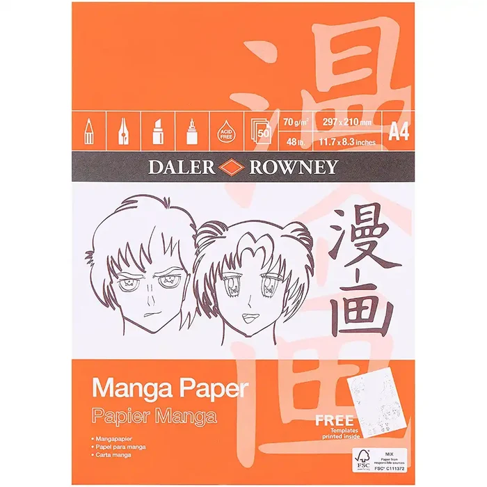 Daler Rowney Daler Rowney Manga Pad A4 SG Education