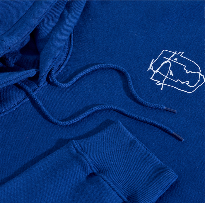Dave Hoodie | Tied Up - Ultramarine
