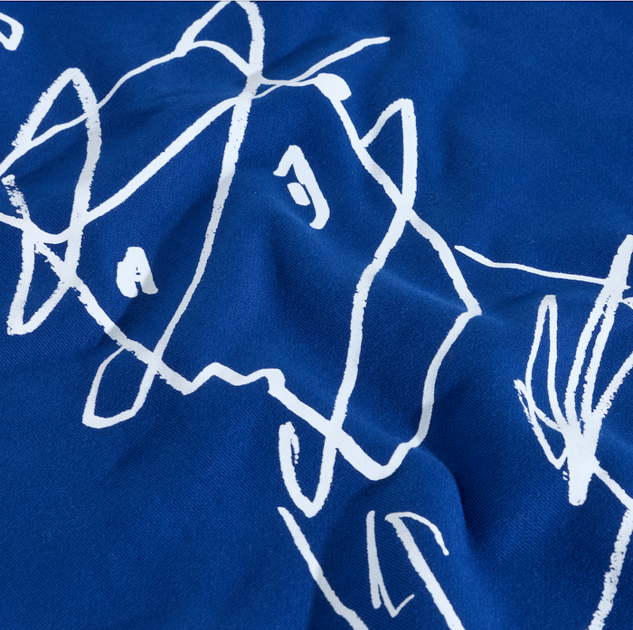 Dave Hoodie | Tied Up - Ultramarine