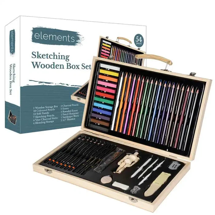 Elements Elements Wooden Art Box Set SG Education