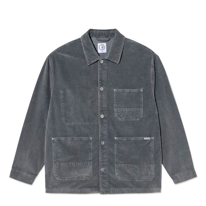 Ezra Jacket | Cord - Blueish Grey