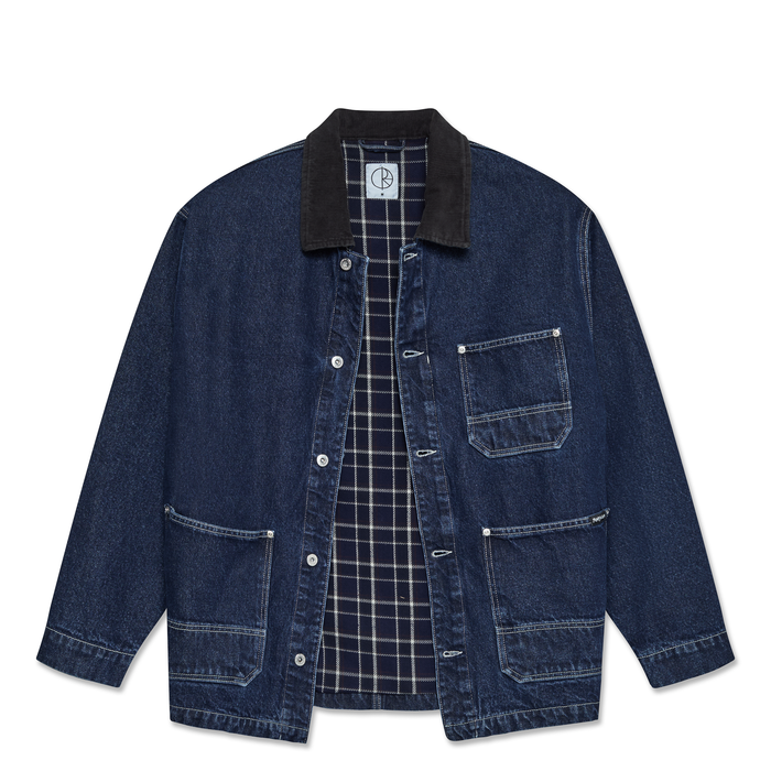Ezra Jacket w/ Flannel Lining - Indigo