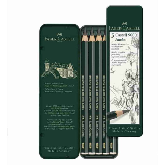 SG Education Faber Castell 9000 Jumbo Graphite Pencil 5 Set SG Education