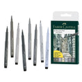 Faber Castell Faber Castell Pitt Artist Brush Pens Greys 8 Pack SG Education