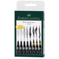 Faber Castell Faber Castell Pitt Artist Pen Black 8 Pack Assorted Sizes SG Education