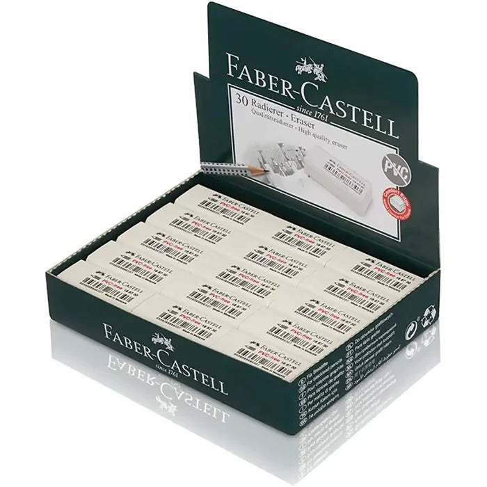 Faber Castell Faber Castell PVC FREE Eraser 30 Pack SG Education