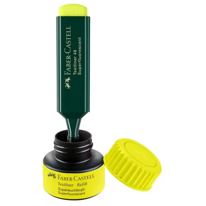 Faber Castell Faber Castell Textliner Automatic Refill 1549 Yellow SG Education