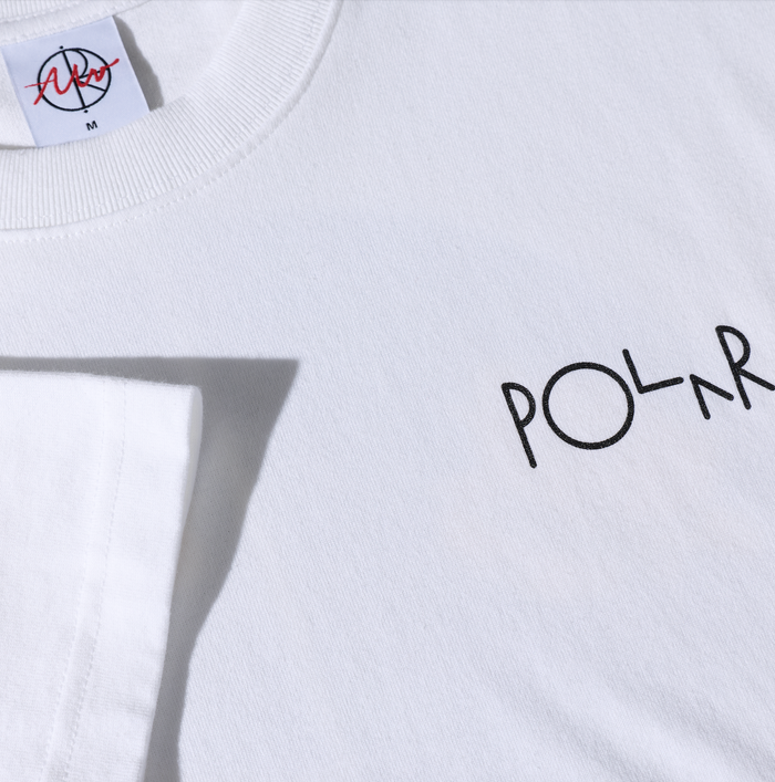 Fill Logo Tee | Märtas Roses - White